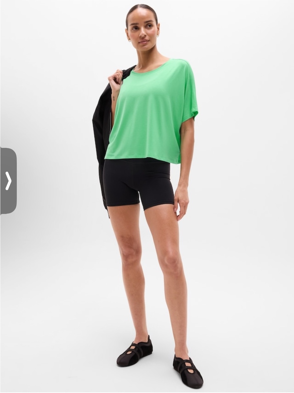NWT Athleta cropped tee